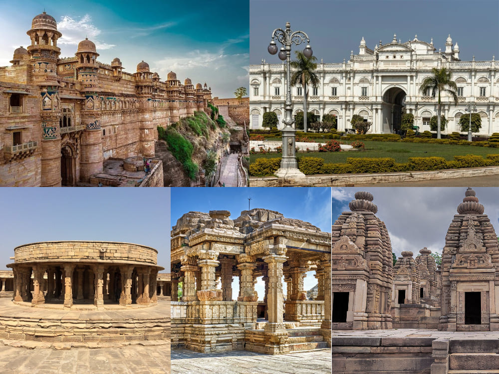 Gwalior Heritage City Tour, Gwalior Fort and Jai Vilas Palace, Mitawali, Padhavali and Bateshwar Temple.