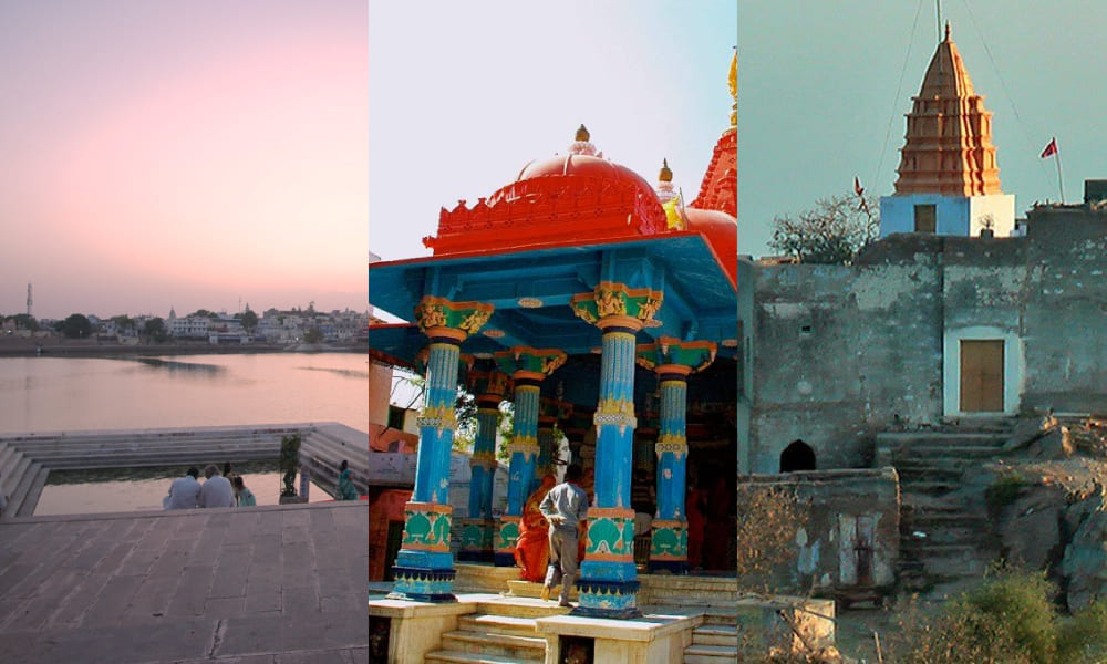 Holy Lake(Pushkar Lake),Brahma Temple,Savitri Devi Temple