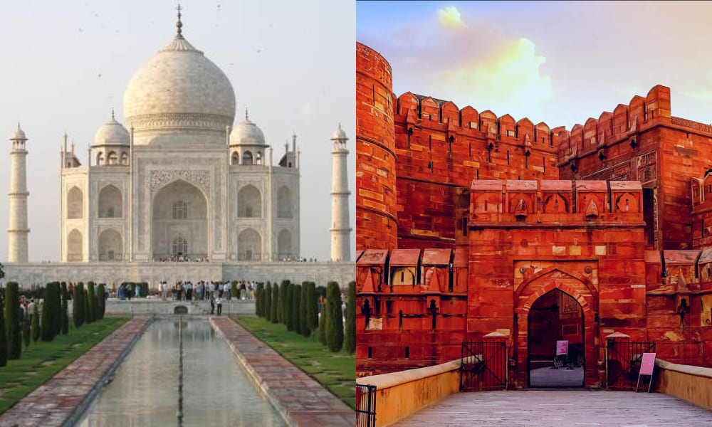 Taj Mahal, Agra Fort