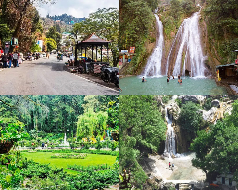 Mussoorie :- Mall Road,Campi Fall,Company Bagh,Bhatta Falls